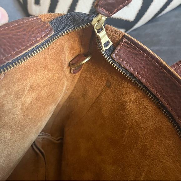 Portland Leather Mini Crossbody- Cinnamon Bear - Nutmeg - Picture 8 of 9